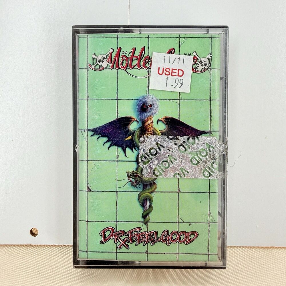 Motley Crue Dr. Feelgood (Cassette, 1989,  Elektra)